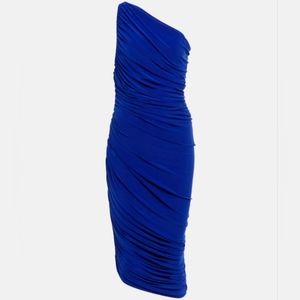 NORMA KAMALI Diana one-shoulder jersey mididress